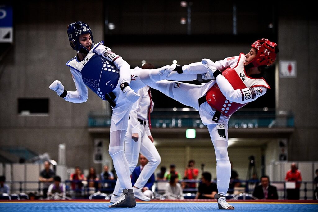 olympic style taekwondo competition training in Peterborough