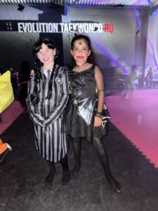 Students having Fun at the Evolution Taekwondo Martial Arts Halloween Party